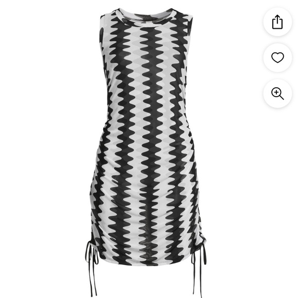 Dresses & Skirts - 🆕 Mesh Coverup Dress abstract